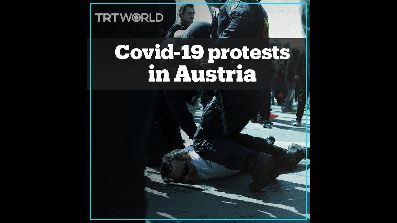 Austrian protestors clash with police over coronavirus restrictions