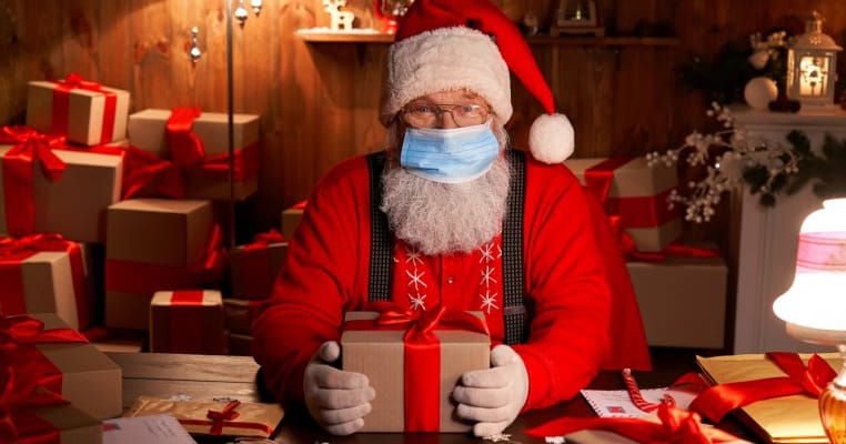 „Moş Crăciun poartă mască şi poate merge oriunde în lume cu un certificat de călătorie” – mesajul liniștitor pentru copii transmis de premier