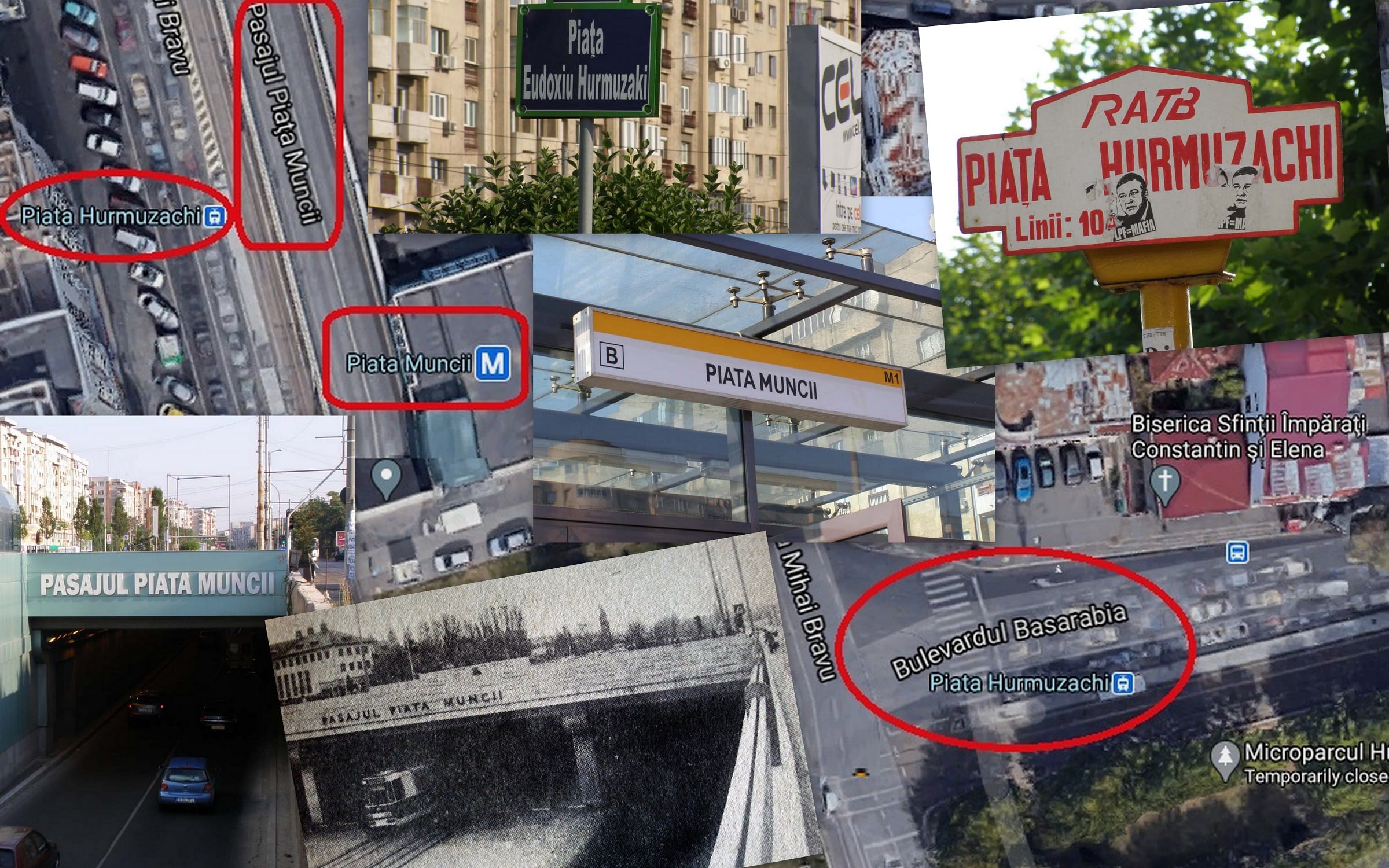 SĂ FIE PASAJUL TRIANON! Relicve ale comunismului în plin București. ActiveNews cere Primarului Nicușor Dan și conducerii Metrorex schimbarea denumirilor aberante ale Pasajului și Stației de Metrou „Piața Muncii” cu Trianon și Basarabia