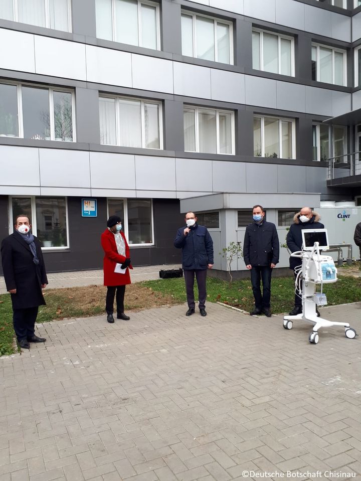 Germania donează R. Moldova echipamente de ventilare pulmonară pentru cazurile grave de infectare cu SARS-CoV-2 ~ InfoPrut