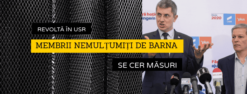 Nemulțumiri majore în USR. Majoritatea membrilor de partid nemulțumiți de Barna