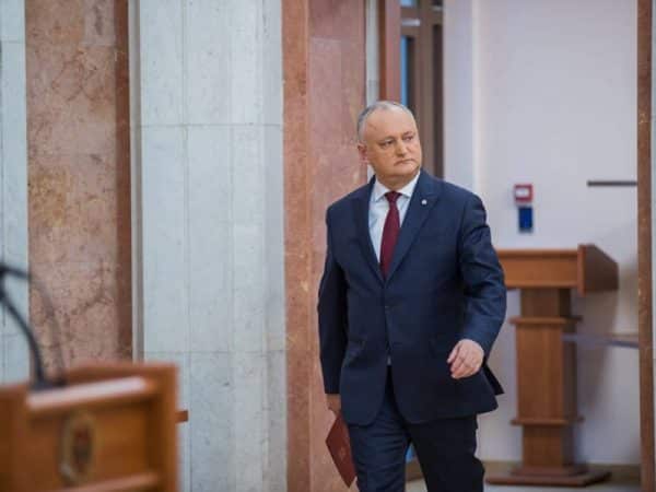 Dodon, decizie finală cu privire la votul pentru Guvernul Gavrilița