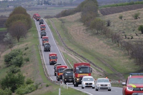 România trimite în Republica Moldova 13 camioane cu ajutor umanitar. Unde vor fi primite de această dată