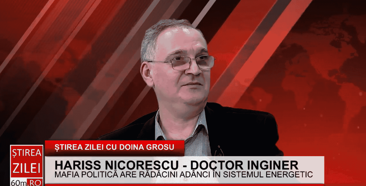 Hariss Nicorescu – inginer: “Numirea persoanelor politice în vârful Transelectrica pune în pericol sectorul energetic”