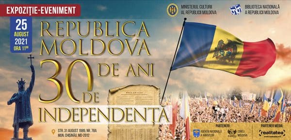 Expoziție dedicată celor 30 de ani de Independență a R. Moldova, vernisată la Biblioteca Națională ~ InfoPrut