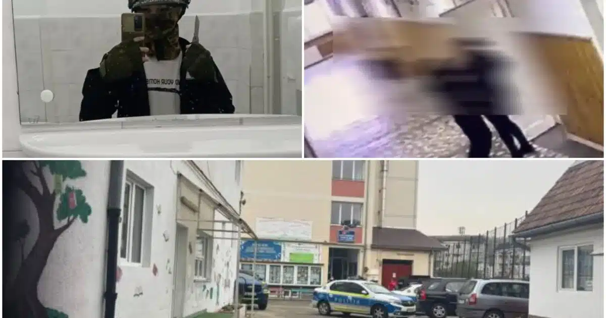 La Școala Ștefan cel Mare, paznicul și profesorul de sport au imobilizat agresorul